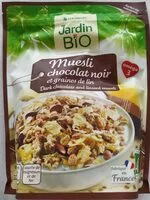 Mängden socker i Muesli chocolat noir et graines de lin
