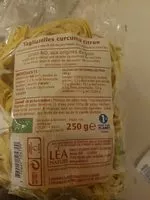 Mängden socker i Tagliatelles Curcuma Citron