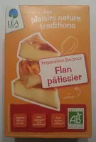 Mängden socker i Préparation bio pour flan pâtissier