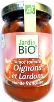 Mängden socker i Sauce tomate Oignons et Lardons