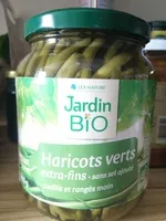 Mängden socker i Haricots verts extra-fins sans sel ajouté