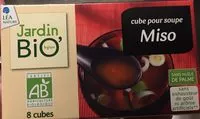 Mängden socker i Cube Pour Soupe Miso Jardin Bio