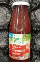 Mängden socker i Pur jus de grenade non filtré