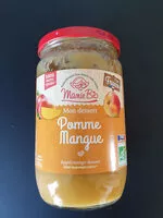 Mängden socker i Purée Pomme Mangue bio
