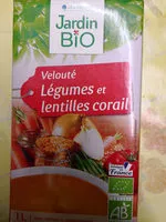 Mängden socker i Velouté légumes et lentilles corail