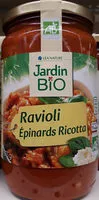 Mängden socker i Ravioli épinard ricotta Bio