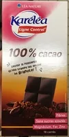 Mängden socker i Tablette de chocolat noir 100% cacao