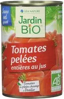 Mängden socker i Tomates pelées entières au jus