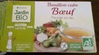 Mängden socker i Bouillon Cube Boeuf Pauvre En Sel Sans Gluten