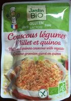 Mängden socker i Coucous légumes millet et quinoa