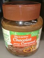 Mängden socker i Jardin Bio - Pâte à tartiner chocolat saveur caramel