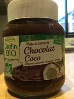 Mängden socker i Pâte à Tartiner Chocolat à La Noix De Coco Bio