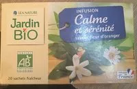 Mängden socker i Infusion Calme Et Sérénité Saveur Fleur D'oranger Bio