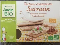Mängden socker i Tartines craquantes sarrasin