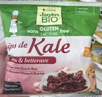 Mängden socker i Chips De Chou Kale Au Citron Vert Et à La Betterave Bio