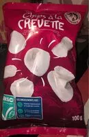 Mängden socker i Chips à la crevette