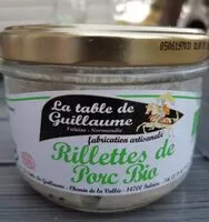 Mängden socker i Rillettes porc bio