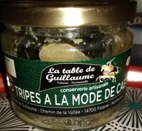 Mängden socker i Tripes à la mode de Caen Bio
