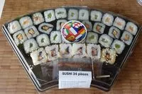 Mängden socker i Sushi 34 pièces