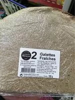 Mängden socker i Galettes fraiches