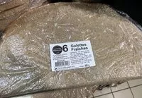 Mängden socker i Galettes Fraîches