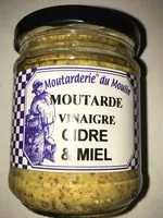 Mängden socker i Moutarde vinaigre cidre et miel