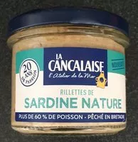 Mängden socker i Rillettes de sardine nature