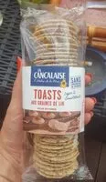 Mängden socker i Toasts aux graines de lin