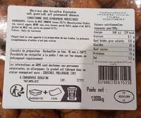 Mängden socker i Acras de truite