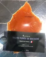 Mängden socker i Truite fumee de Bretagne