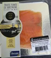 Mängden socker i Truite fumée de Bretagne élevée en mer