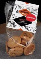 Mängden socker i Cookies caramel pépites de chocolat