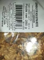 Mängden socker i Cerneaux de noix extra moitié