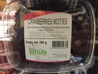Mängden socker i cranberries moitiés