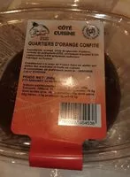 Mängden socker i Quartiers d'orange confite