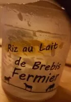 Mängden socker i Riz au lait de brebis fermier