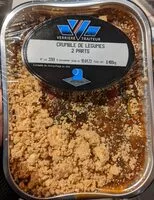 Mängden socker i Crumble de légumes