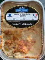 Mängden socker i Gratin de chou-fleur au jambon