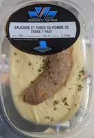 Mängden socker i Saucisse et purée de pomme de terre