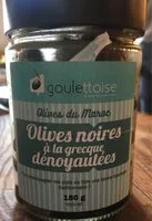 Mängden socker i Olives noires a la Grecque denoyautées