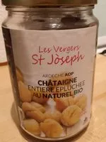 Mängden socker i Châtaigne entière épluchees bio naturel