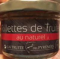 Mängden socker i Rillettes de truite au naturel