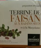 Mängden socker i Terrine de faisan aux raisins secs
