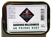 Mängden socker i Sardines Millésimées au poivre vert