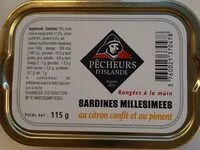 Mängden socker i Sardines millésimées au citron confit et au piment