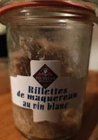 Mängden socker i Riettes de maquereau au vin blanc
