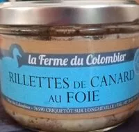 Mängden socker i Rillettes de Canard au Foie