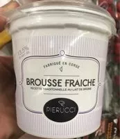 Mängden socker i Brousse au lait pasteurise PIERRUCCI, 13.5%MG