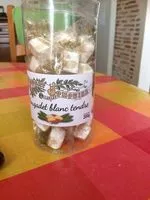 Mängden socker i Nougadet blanc tendre