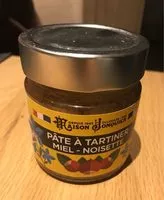Mängden socker i Pâte à tartiner Miel-Noisettes